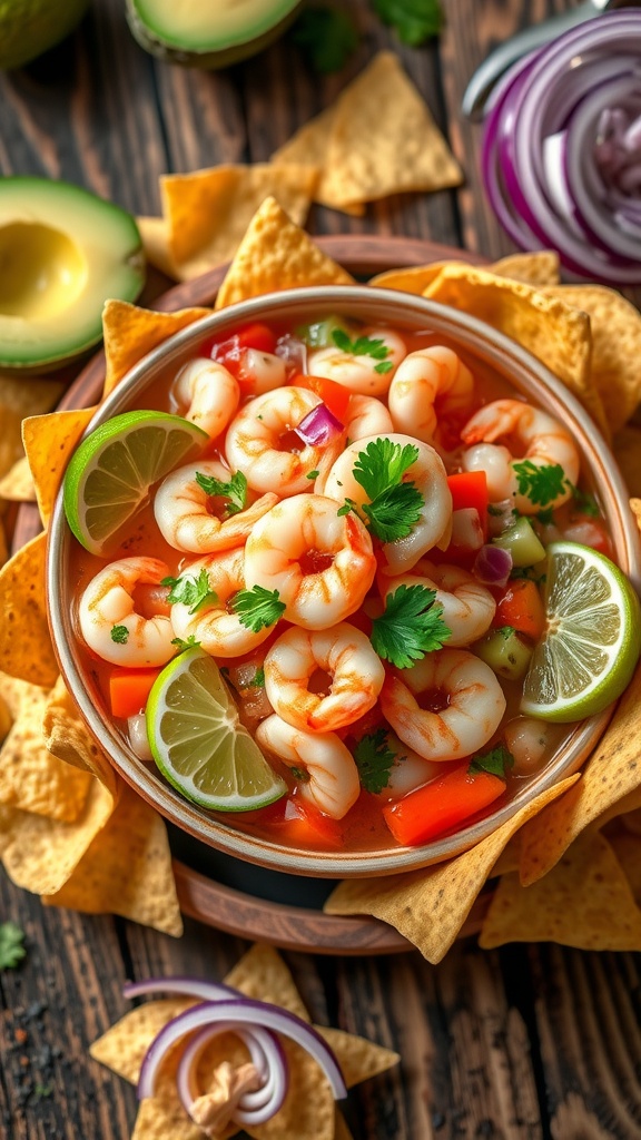 Authentic Peruvian Ceviche Recipe with Shrimp and Fish