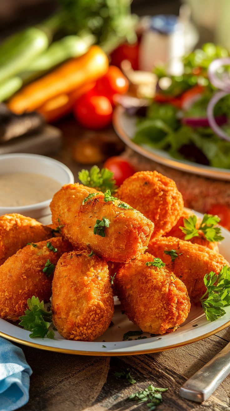 Best Easy Chicken Croquettes Best Easy Chicken Croquettes